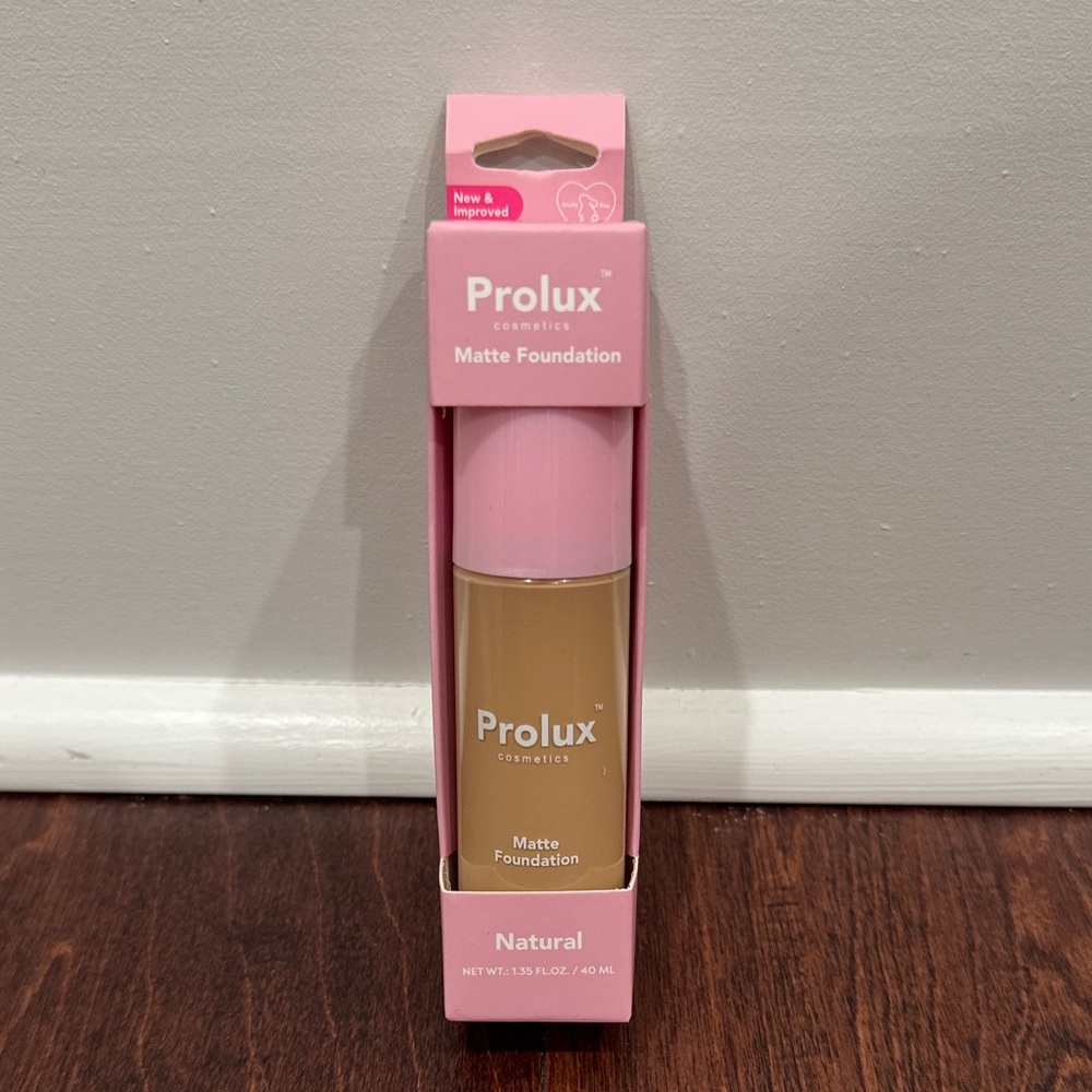 NEW Prolux Matte Foundation - Natural Face Makeup Skin Concealer